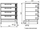 Шкаф пекарский подовый Abat ЭШ-4К, фото 3