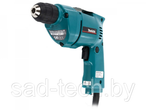 Дрель MAKITA 6510 LVR в кор. (330 Вт, патрон БЗП, 2 скор.)