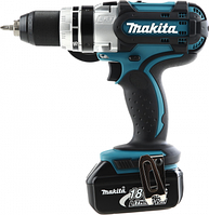 Аккум. дрель-шуруповерт MAKITA DDF 485 RFE в чем. (18.0 В, 2 акк., 3.0 А/ч Li-Ion, 2 скор., 50 Нм, шурупы до