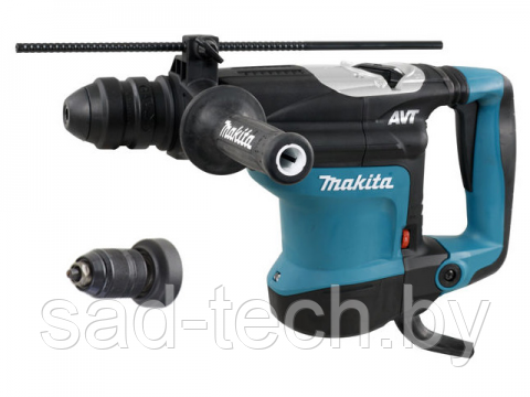 Перфоратор MAKITA HR 3210 FCT в чем. (850 Вт, 4.9 Дж, 3 реж., патрон SDS-plus, быстросъемн., БЗП в комплекте, - фото 1 - id-p89384048