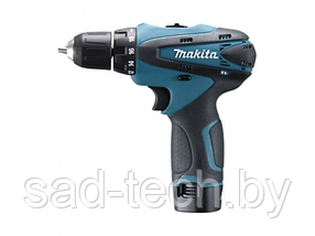 Аккум. шуруповерт MAKITA DF 330 DWE в чем. (10.8 В, 2 акк., 1.3 А/ч Li-Ion, 2 скор., 24 Нм, шурупы до 7 мм)