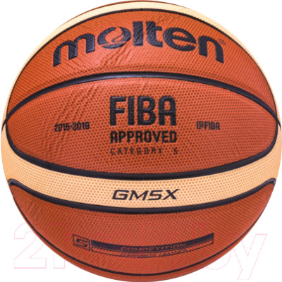 Баскетбольный мяч Molten BGM5X FIBA