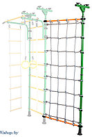 Стойка-сетка Юный Атлет Пол-потолок зелено-желтый