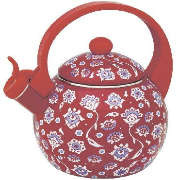 Z-4153-02 красный Чайник со свистком ZEIDAN