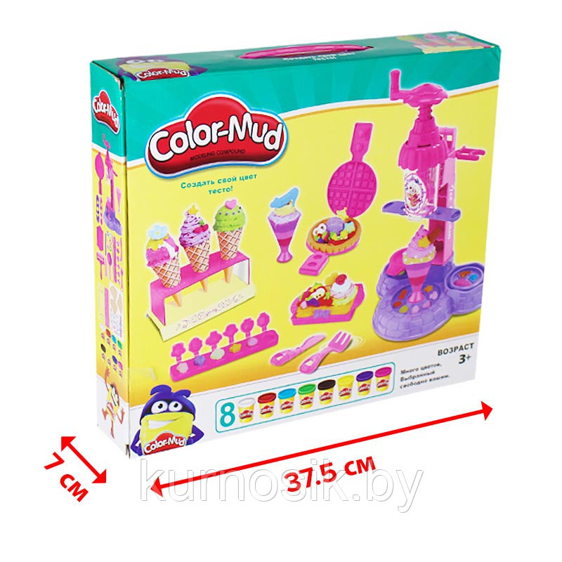 Набор для лепки "Фабрика мороженого"+8 баночек теста (Play-Doh) арт.6613 - фото 1 - id-p89412477