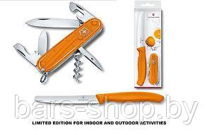 Набор ножей Victorinox Color Twins, 91 мм, оранжевый (1.8901.L9) - фото 2 - id-p89424982