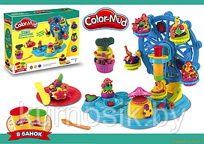 Набор для лепки "Фабрика пирожного и кексов"+8 баночек теста (Play-Doh) арт.6616