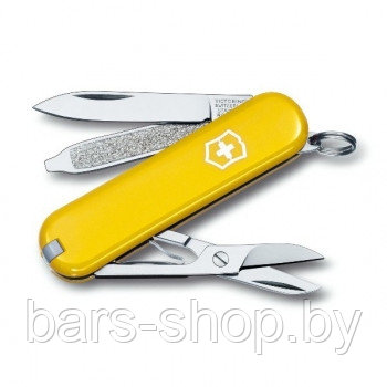 Нож - брелок Victorinox CLASSIC, 58 мм, желтый (0.6223.8) - фото 5 - id-p89431041