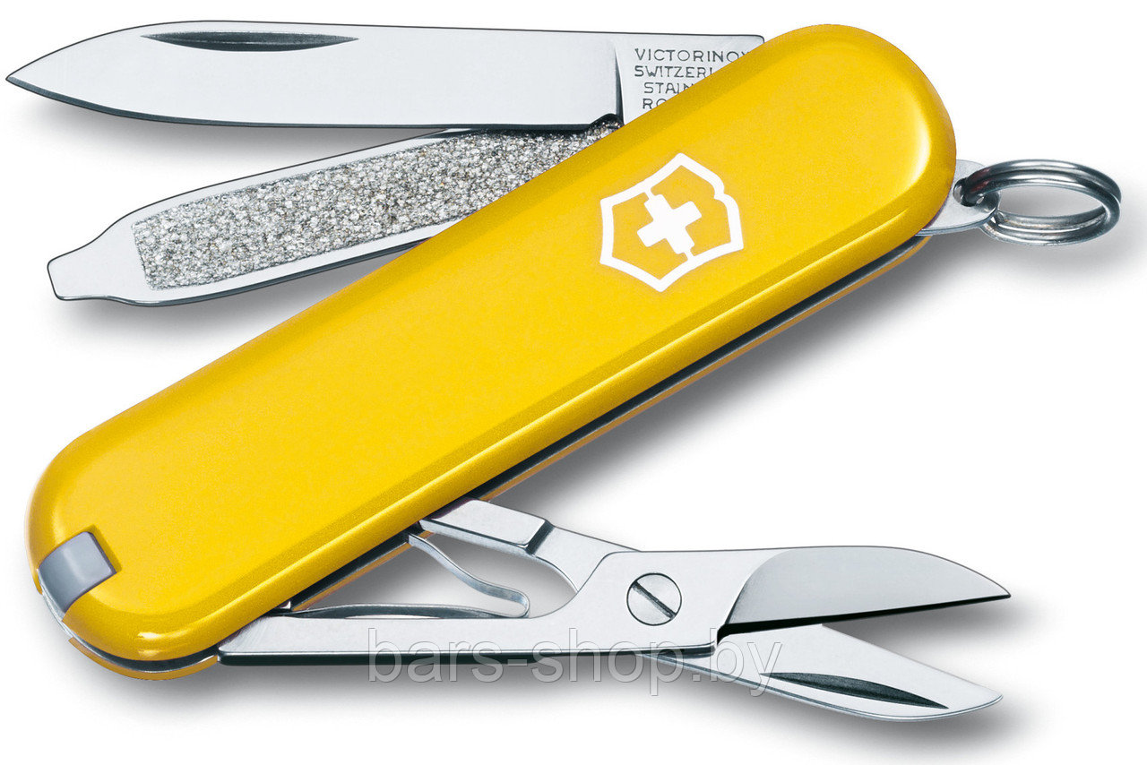 Нож - брелок Victorinox CLASSIC, 58 мм, желтый (0.6223.8)