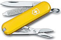 Нож - брелок Victorinox CLASSIC, 58 мм, желтый (0.6223.8)