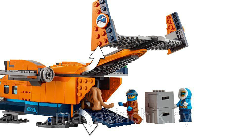 Конструктор Арктический грузовой самолёт 28021 аналог LEGO City 60196 - фото 3 - id-p89438535