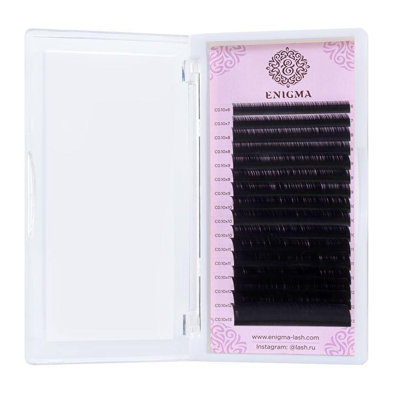 Ресницы ENIGMA микс 0,10/D/8-12 mm (16 линий)