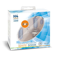 Комплект галогенных ламп SVS серия White 5000K 12V H4 60/55W+W5W White