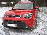 Багажник Атлант для Kia Soul 2, 2013-… (на интегрированные рейлинги) (крыловидная дуга), фото 5