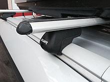 Багажник Атлант для Kia Soul 2, 2013-… (на интегрированные рейлинги) (аэродинамическая дуга)