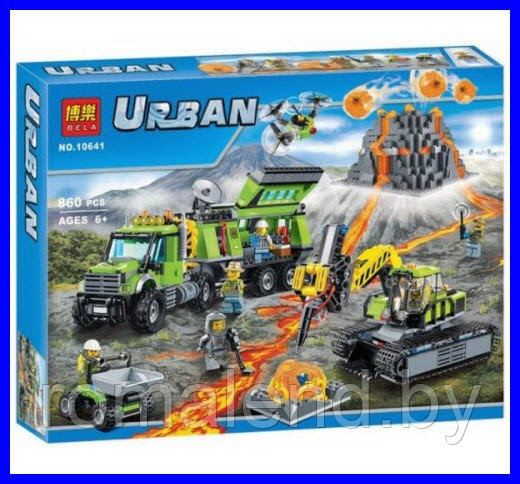 Конструктор Lego City Urban Arctic: База исследователей вулканов 10641