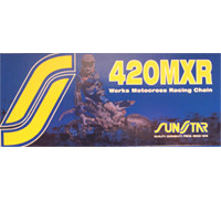Цепь приводная Sunstar 420MXR MX Racing 120зв. - фото 1 - id-p6912515