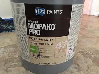MOPAKO PRO - Акрил-Латексная краска для стен и потолков(яичная скорлупа)