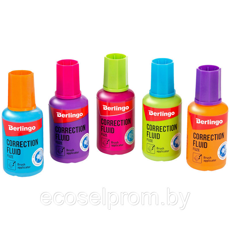 Корректирующая жидкость Berlingo "Fuze", 20мл арт.KR200