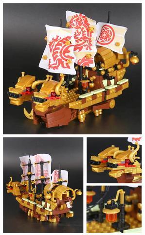 Конструктор LEPIN Ninjago "Двуглавый корабль Ниндзя" ( 03062 (Аналог LEGO Ninjago) 660 дет - фото 4 - id-p89472036