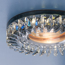 Встраиваемый точечный светильник с LED подсветкой 2216 MR16 SBK дымчатый, фото 2