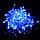 Гирлянда электрическая новогодняя  (100 лампочек) синяя Led, фото 2