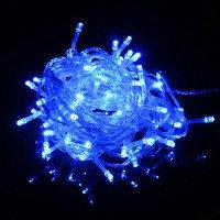 Гирлянда электрическая новогодняя (100 лампочек) синяя Led - фото 2 - id-p89542762