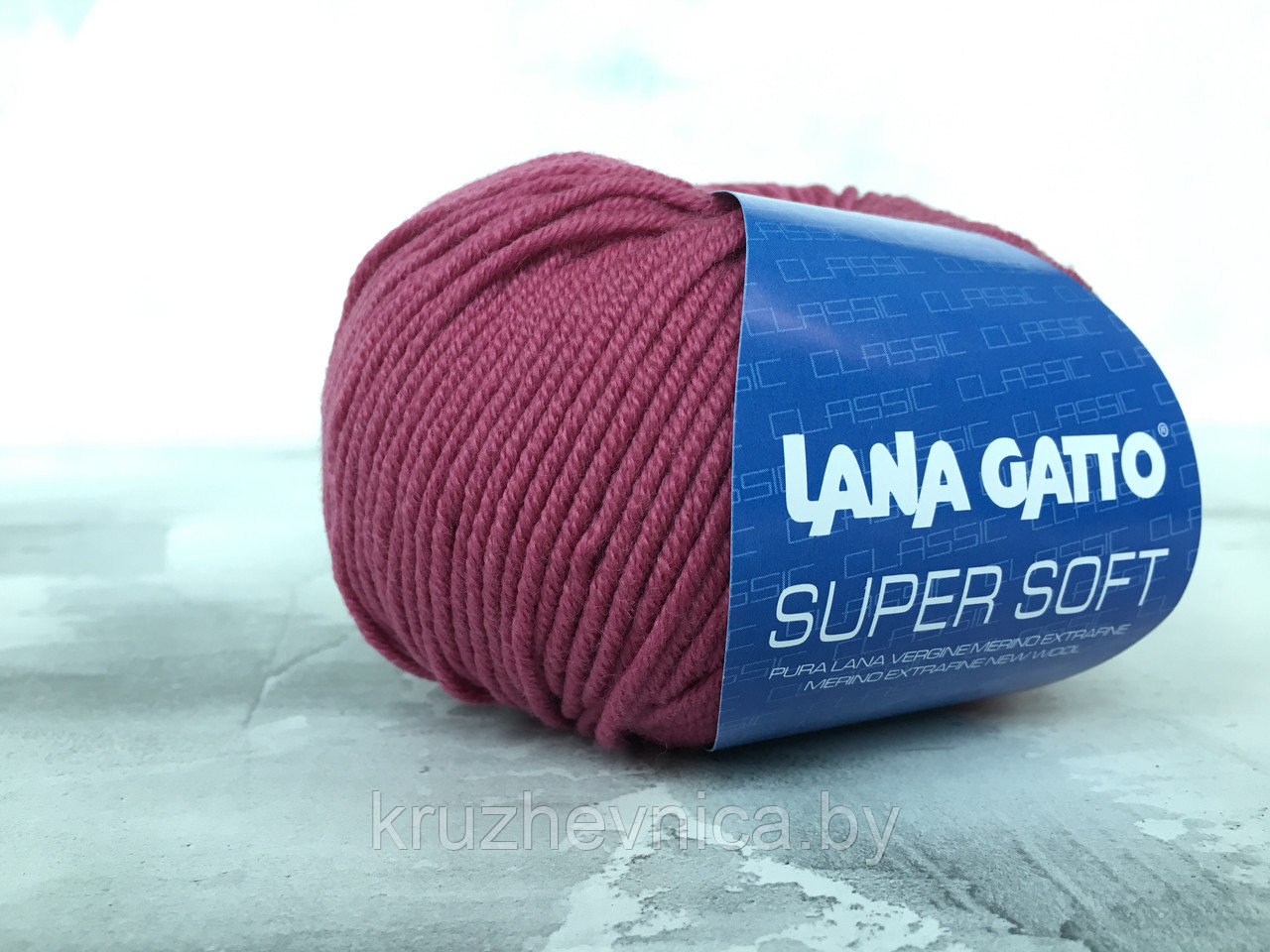 Пряжа Lana Gatto Super Soft (100% мериносовая шерсть), 50г/125 м, цвет 13333