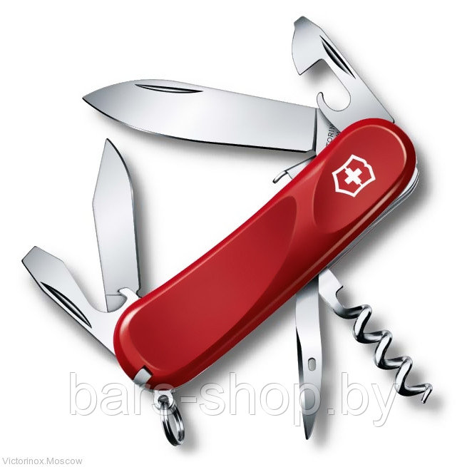 Нож Victorinox 2.3603.SE Evolution S101 Red складной 85 мм, 13 функции - фото 1 - id-p89552220