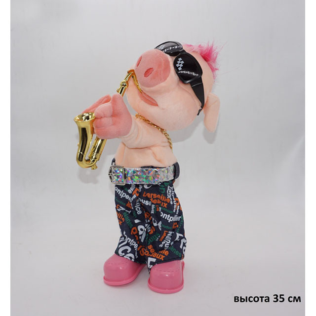 Музыкальная игрушка Свинка с саксафоном 2013-2 - фото 2 - id-p89561353