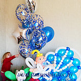 Композиции из воздушных шаров для выписки из роддома, фото 3