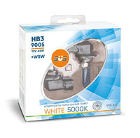 Комплект галогенных ламп SVS серия White 5000K 12V HB3/9005 65W+W5W White