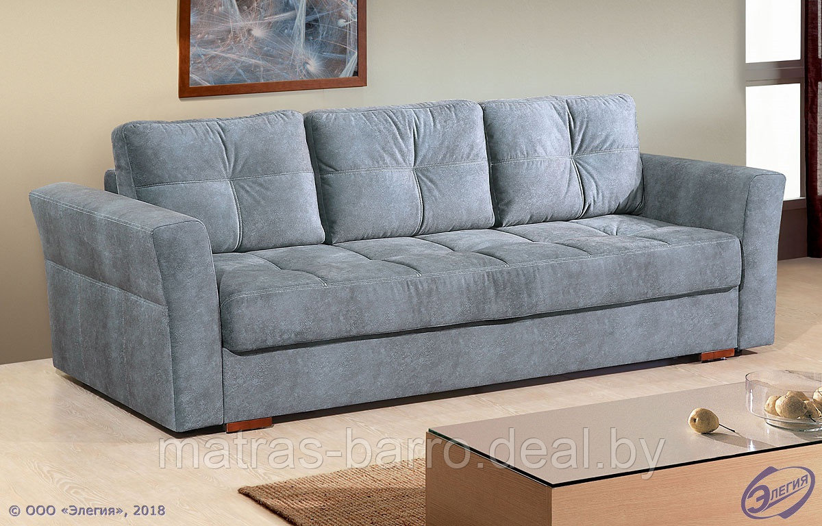 Ортопедический диван Премьер на металлокаркасе (ткань orion Grey) - фото 1 - id-p89608515