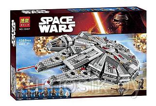 Конструктор 10467 Bela Star Wars Сокол Тысячелетия, 1355 деталей