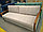 Ортопедический диван Барон с подлокотниками из массива дерева (ткань Cortex Beige), фото 4