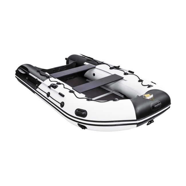 Надувная лодка Ривьера Максима 3600 СК "Комби" светло-серый/черный - фото 5 - id-p89617077