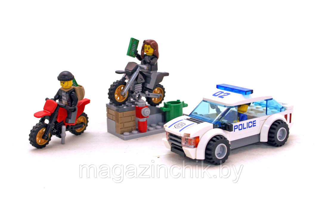 Конструктор Полицейская погоня, 10417, аналог LEGO City (Лего Сити) 60042 - фото 3 - id-p89617800