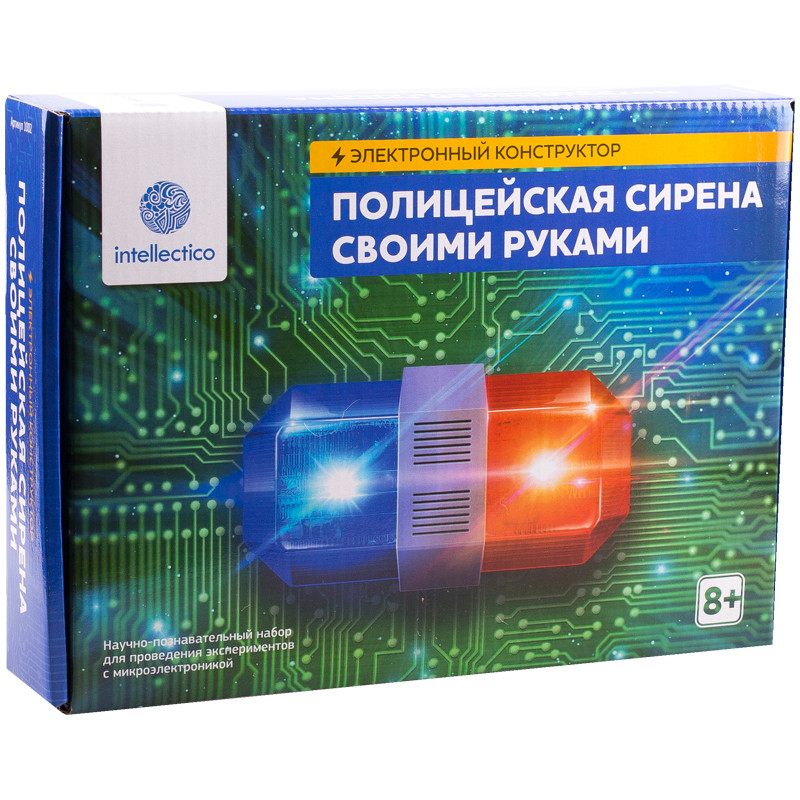 Набор научно-познавательный "Электронный конструктор. Полицейская сирена своими руками"