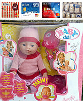 Кукла пупс арт. 8001-FR-3 в розовом