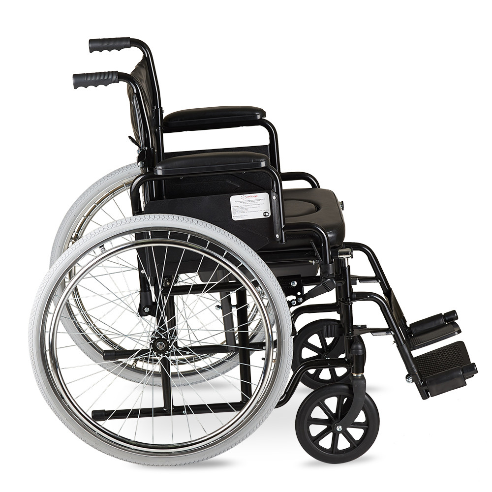 Кресло-коляска для инвалидов Армед Н 011A с санитарным оснащением - фото 3 - id-p89727847