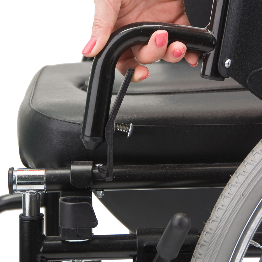 Кресло-коляска для инвалидов Армед Н 011A с санитарным оснащением - фото 6 - id-p89727847