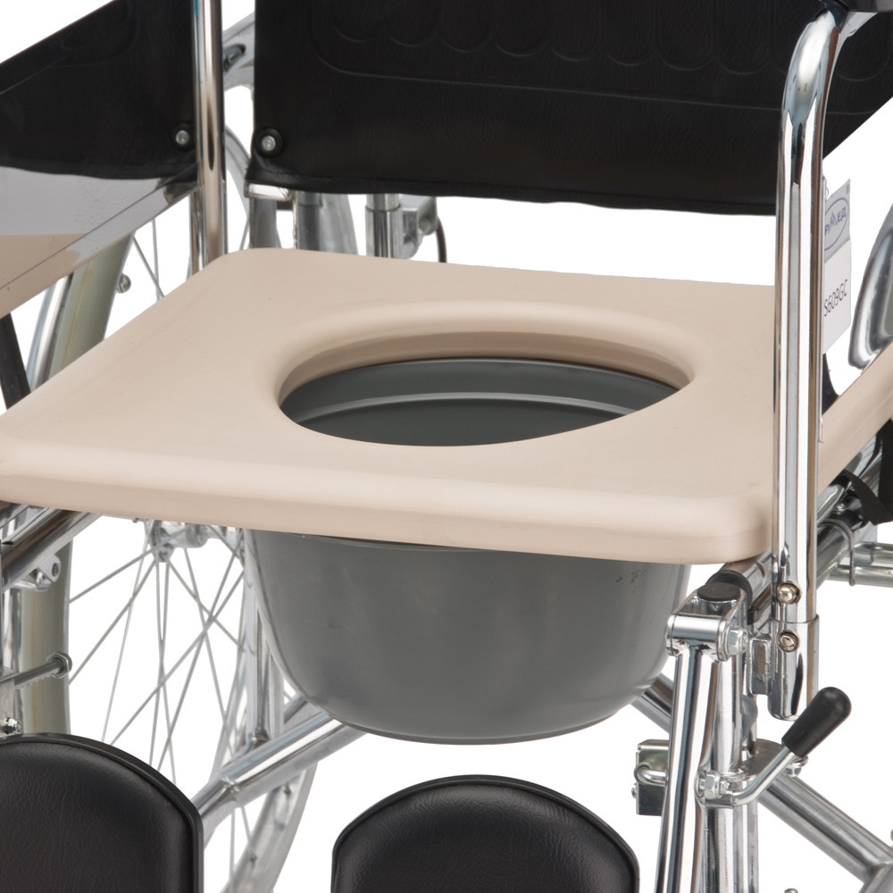 Кресло-коляска для инвалидов Армед FS609GC с санитарным оснащением - фото 4 - id-p89731313