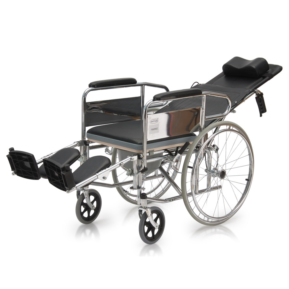 Кресло-коляска для инвалидов Армед FS609GC с санитарным оснащением - фото 7 - id-p89731313