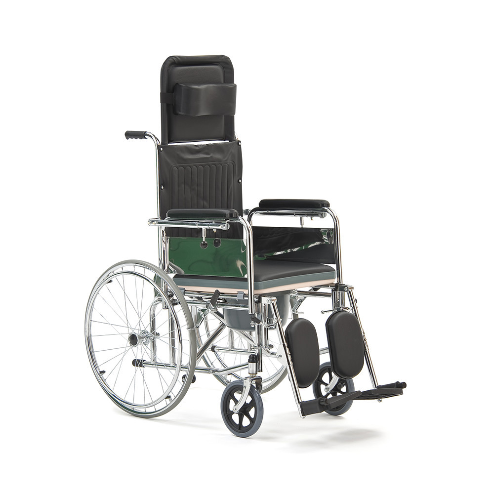 Кресло-коляска для инвалидов Армед FS619GC с санитарным оснащением, фото 1