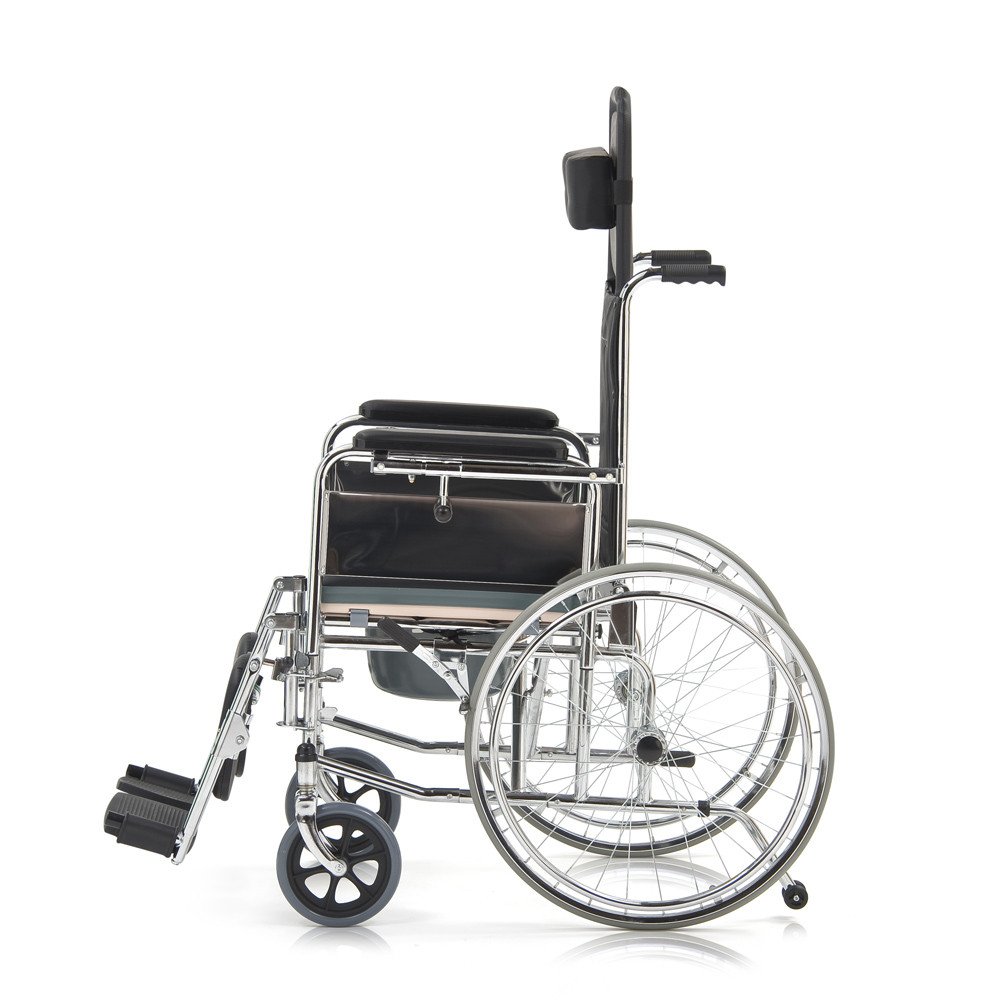 Кресло-коляска для инвалидов Армед FS619GC с санитарным оснащением - фото 2 - id-p89735052
