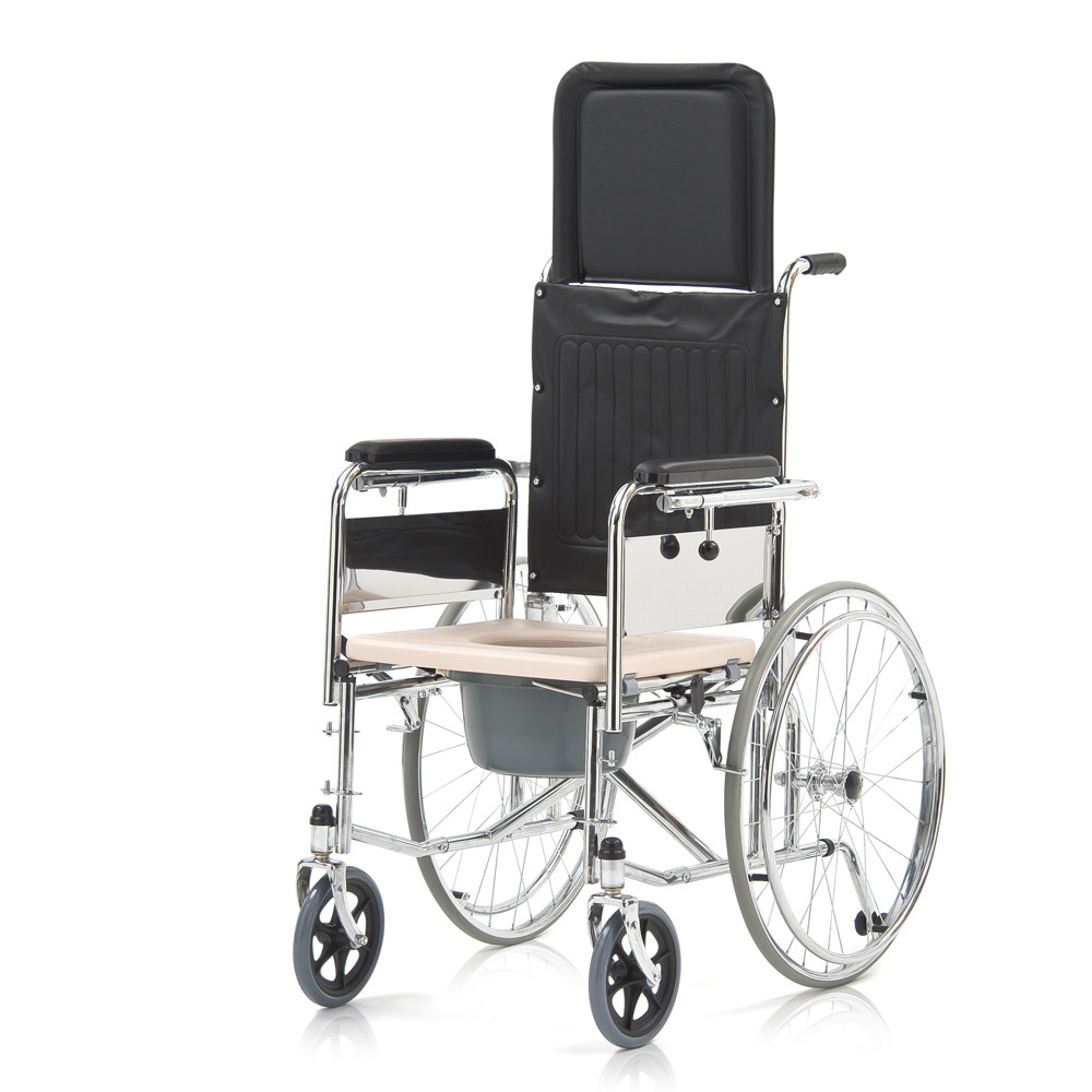 Кресло-коляска для инвалидов Армед FS619GC с санитарным оснащением - фото 5 - id-p89735052