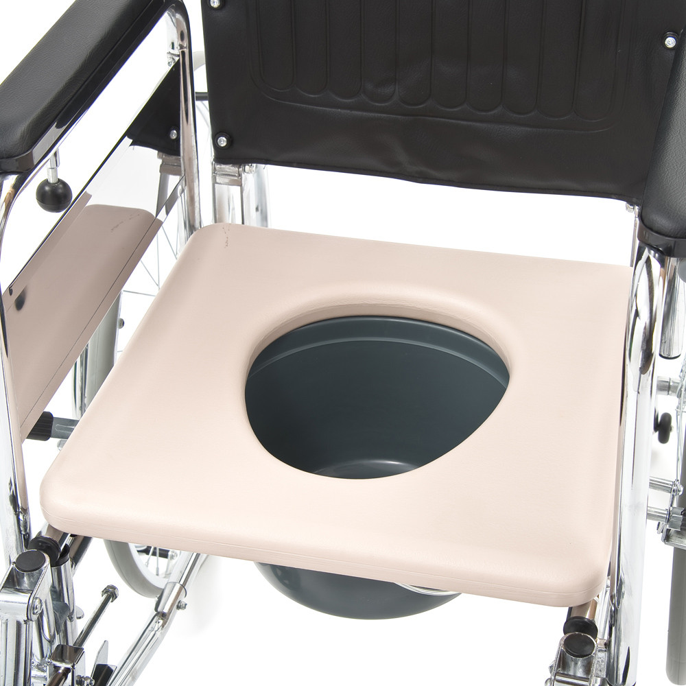 Кресло-коляска для инвалидов Армед FS619GC с санитарным оснащением - фото 7 - id-p89735052