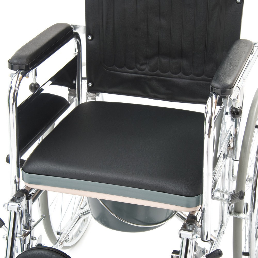 Кресло-коляска для инвалидов Армед FS619GC с санитарным оснащением - фото 8 - id-p89735052