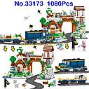 Конструктор Майнкрафт Железная дорога с мотором 33173, 1080 дет., аналог Лего, фото 3