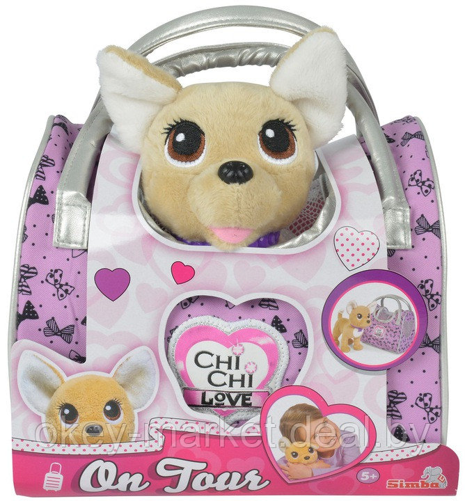 Мягкая игрушка Simba Chi-Chi love Путешественница с сумочкой, 20 см - фото 2 - id-p89189093